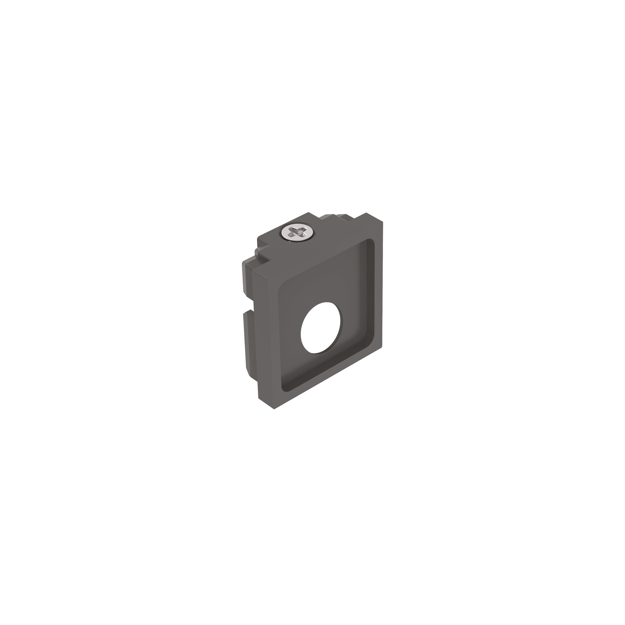 IDEAL LUX - EGO END CAP LOW CON FORO BK