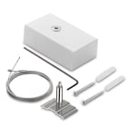 IDEAL LUX - FLUO KIT SINGLE STEEL CABLE 5 MT + WH CE