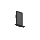 IDEAL LUX - EGO END CAP RECESSED TRIM SENZA FORO BK