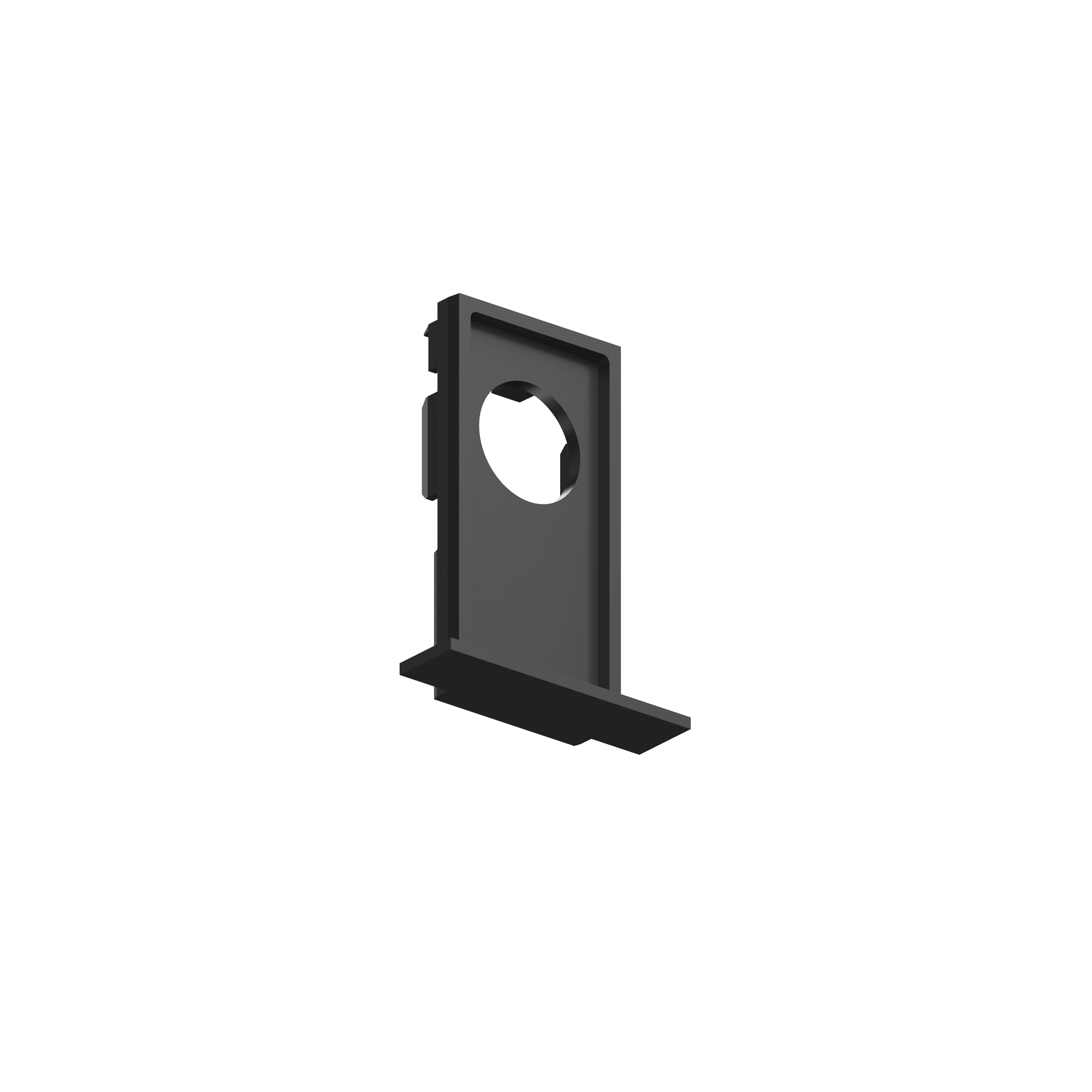 IDEAL LUX - EGO END CAP RECESSED TRIM CON FORO BK