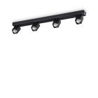 IDEAL LUX - RUDY PL4 SQUARE NERO