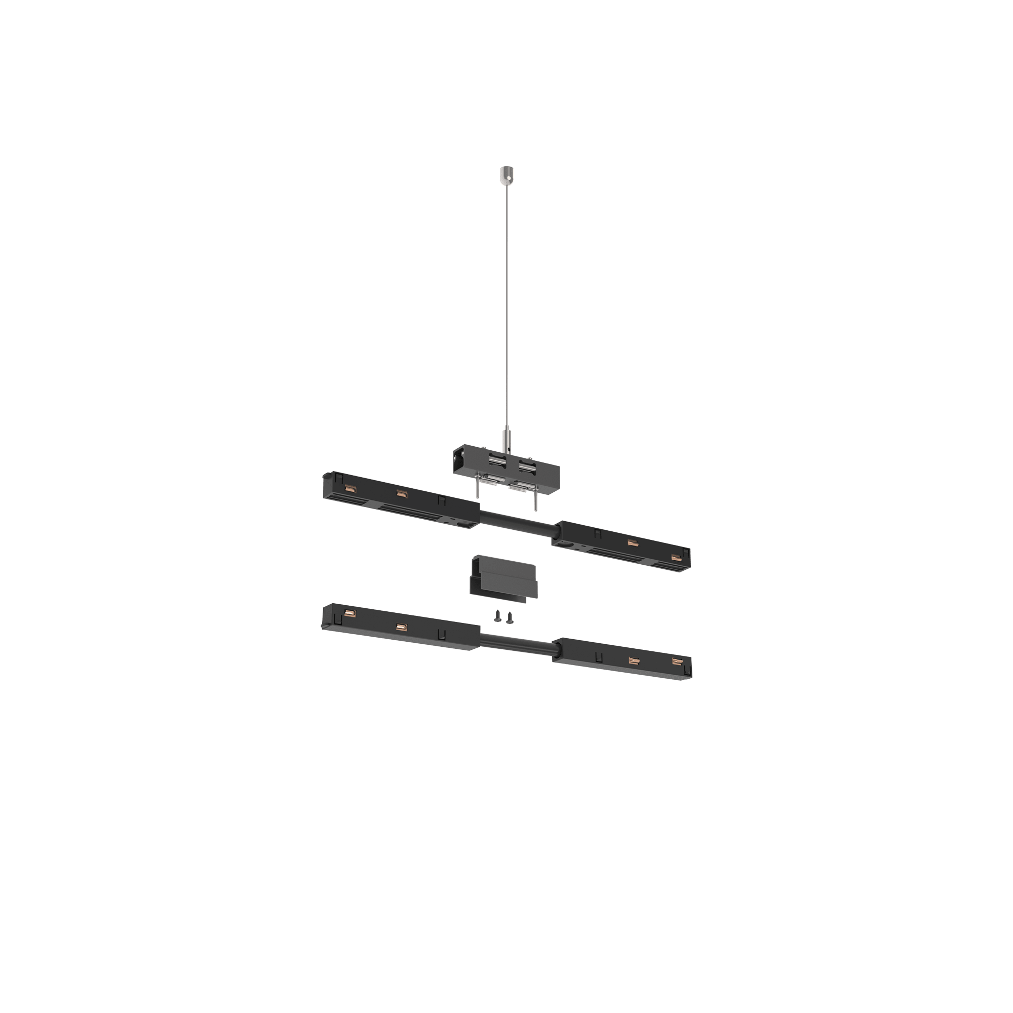 IDEAL LUX - EGO KIT BI-EMIS LIN CONN CABLE 2 MT BK 1