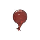 IDEAL LUX - CLOWN VETRO ROSSO