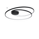 IDEAL LUX - OZ PL D080 ON-OFF NERO 3000K
