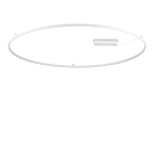 IDEAL LUX - ORACLE SLIM PL D150 ROUND 3000K ON-OFF B