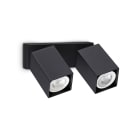 IDEAL LUX - DYNAMITE AP2 SQUARE NERO
