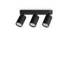 IDEAL LUX - DYNAMITE PL3 LINEAR ROUND NERO