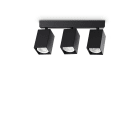 IDEAL LUX - DYNAMITE PL3 LINEAR SQUARE NERO