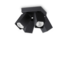 IDEAL LUX - DYNAMITE PL4 SQUARE NERO