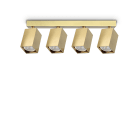 IDEAL LUX - DYNAMITE PL4 LINEAR SQUARE OTTONE