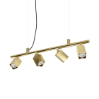 IDEAL LUX - DYNAMITE SP4 SQUARE OTTONE
