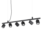 IDEAL LUX - DYNAMITE SP6 SQUARE NERO