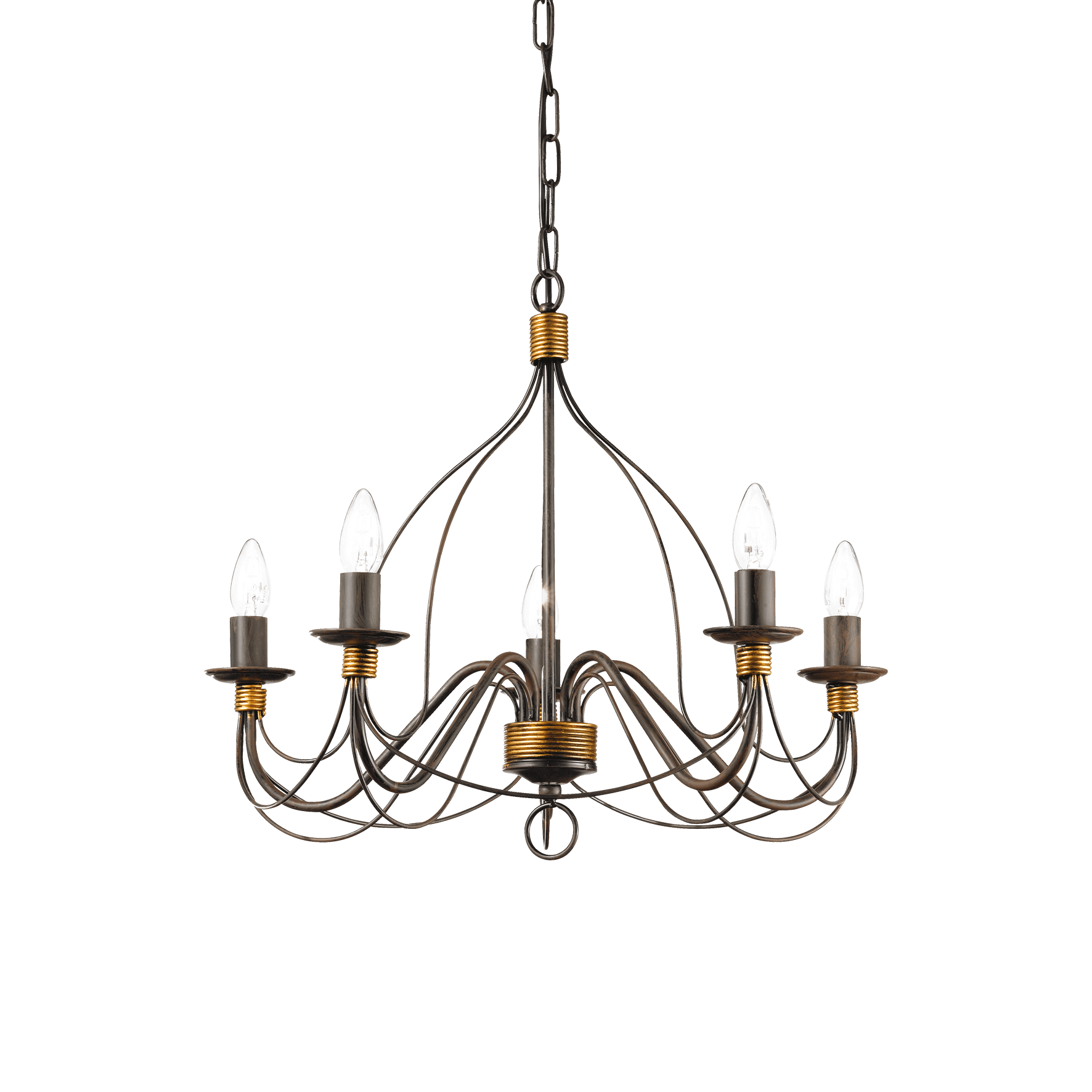 IDEAL LUX - CORTE SP5 RUGGINE
