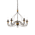 IDEAL LUX - CORTE SP5 RUGGINE