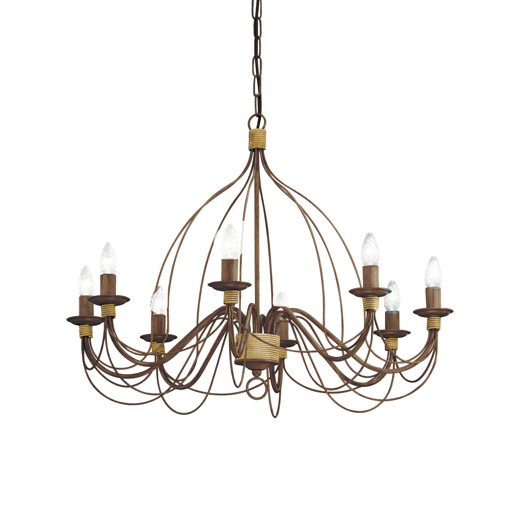 IDEAL LUX - CORTE SP8 RUGGINE