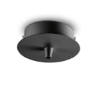 IDEAL LUX - ROSONE STANDARD 1 LUCE NERO 123295