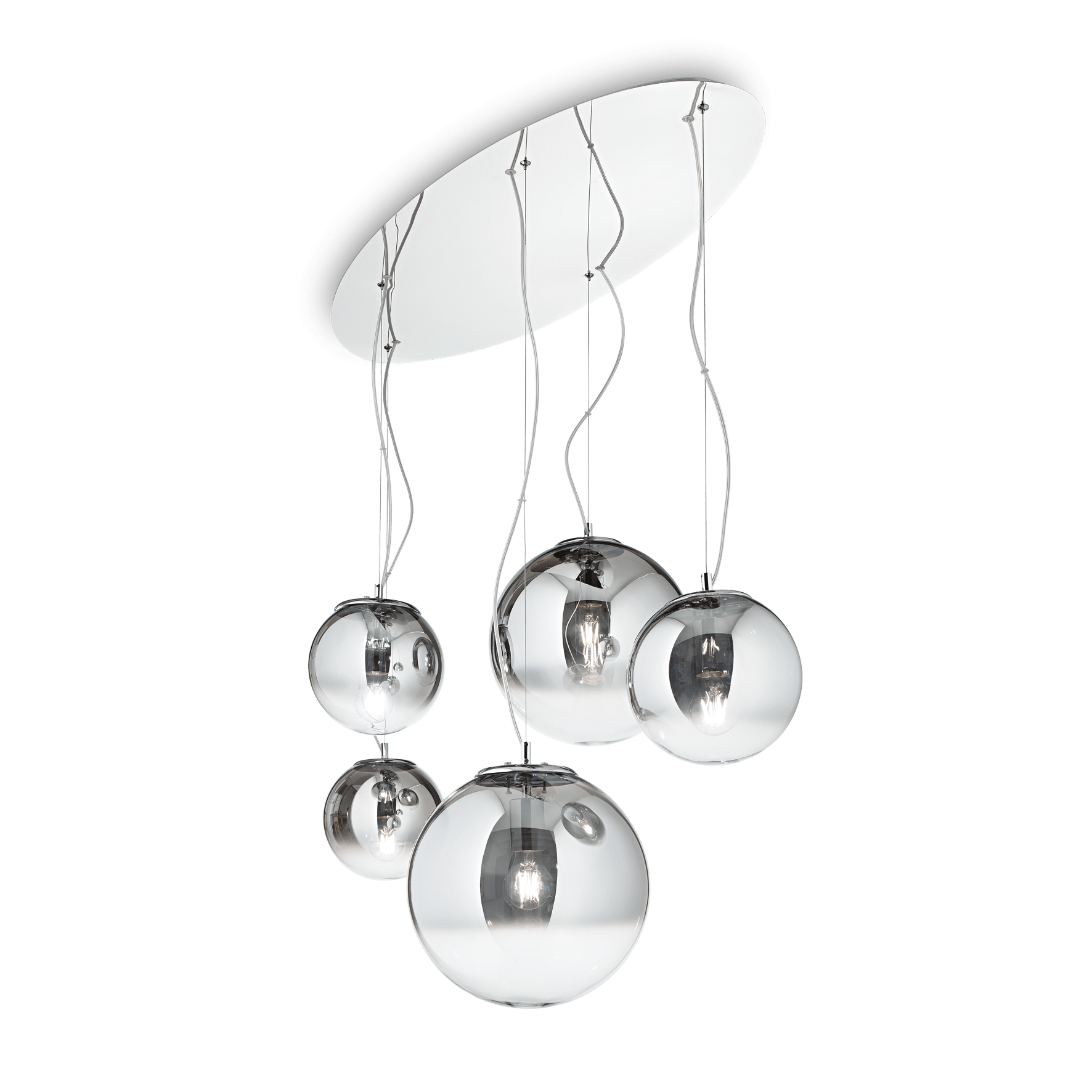 IDEAL LUX - MAPA CLEAR SP5 CROMO SFUMATO