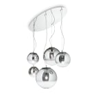 IDEAL LUX - MAPA CLEAR SP5 CROMO SFUMATO
