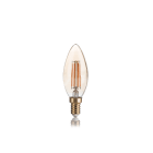 IDEAL LUX - E14 OLIVA 4W 2200K CRI80 AMBRA