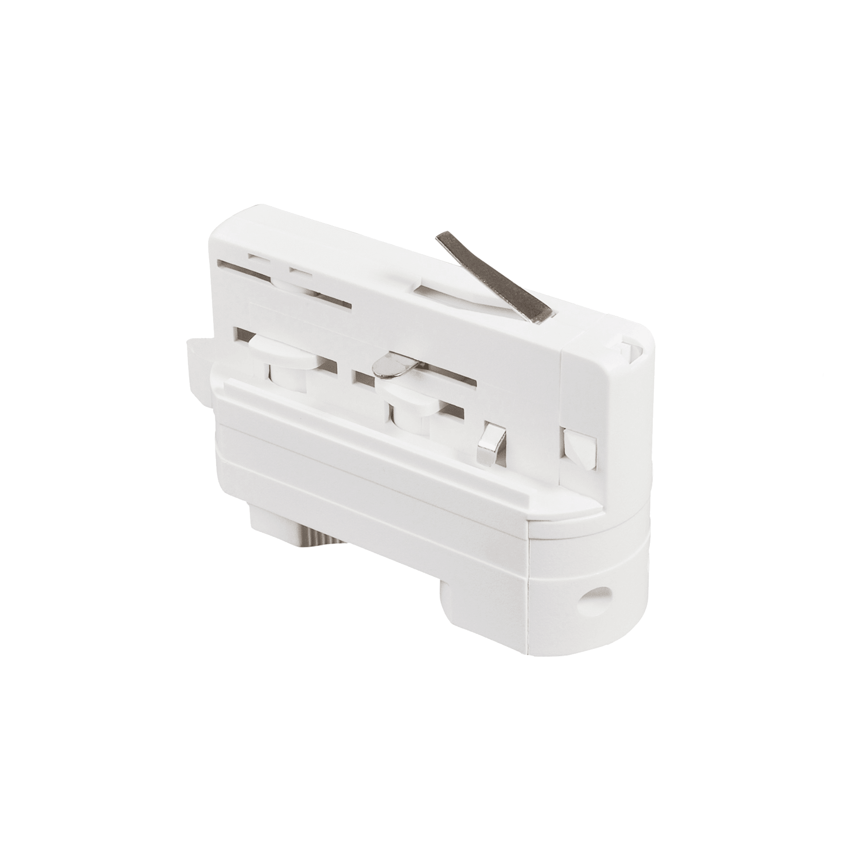 IDEAL LUX - LINK 3-PHASE TRACK ADAPTOR ON-OFF WH
