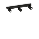 IDEAL LUX - RUDY PL3 ROUND NERO