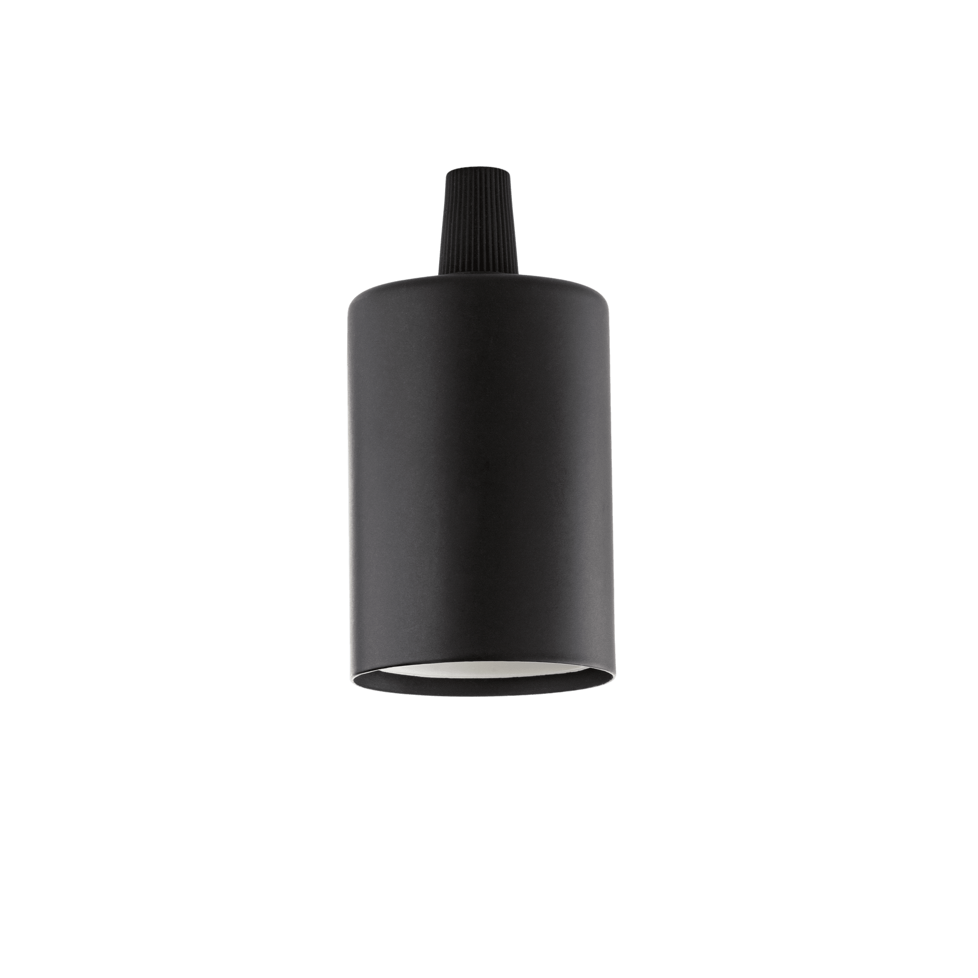 IDEAL LUX - PORTALAMPADA E27 LISCIO NERO