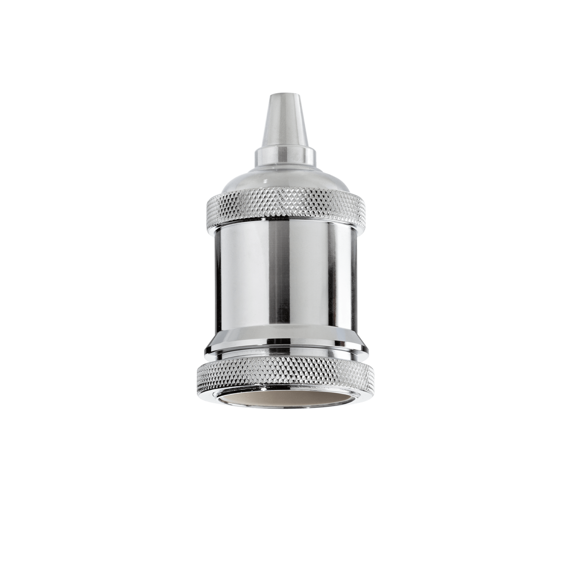 IDEAL LUX - PORTALAMPADA E27 GHIERA CROMO 249193