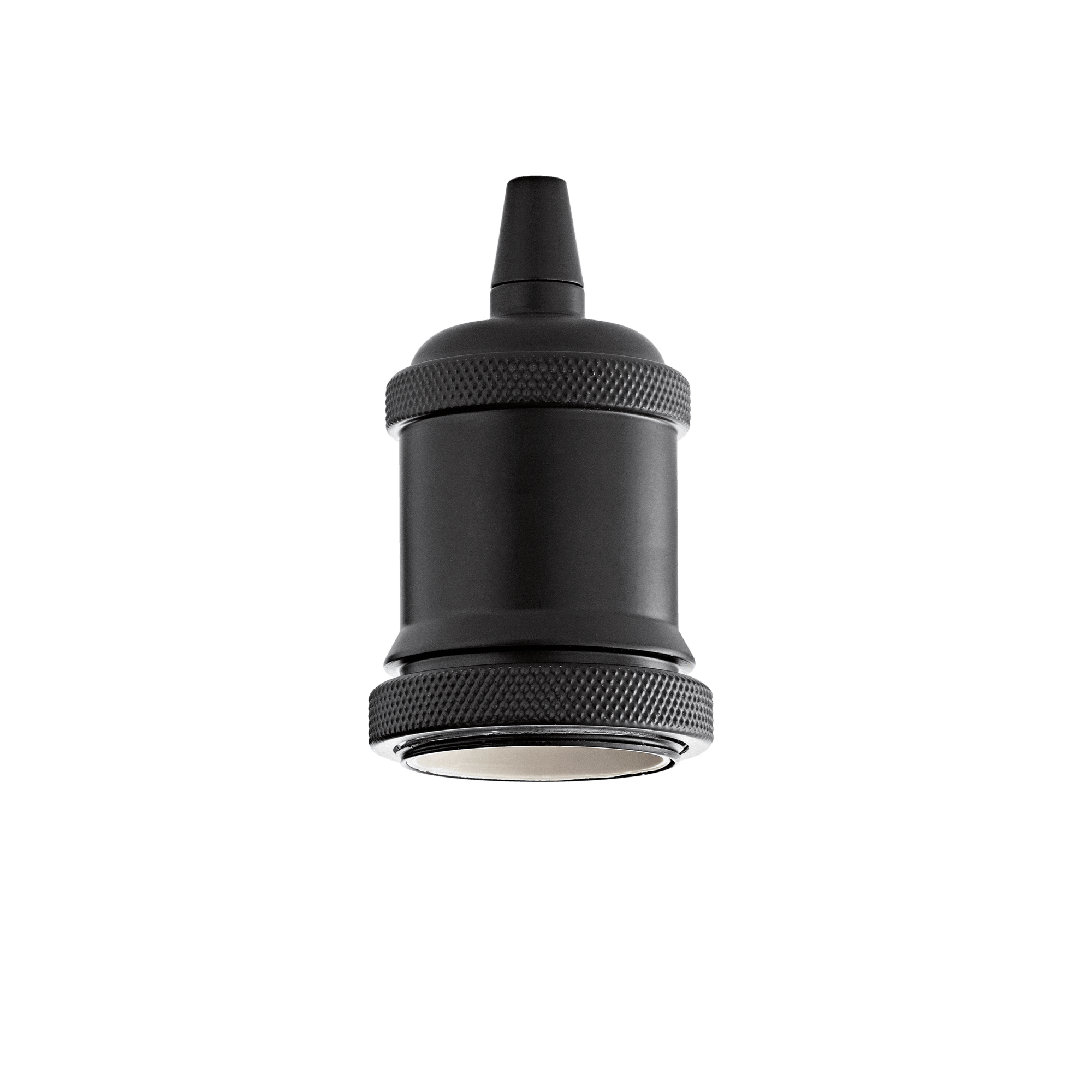 IDEAL LUX - PORTALAMPADA E27 GHIERA NERO