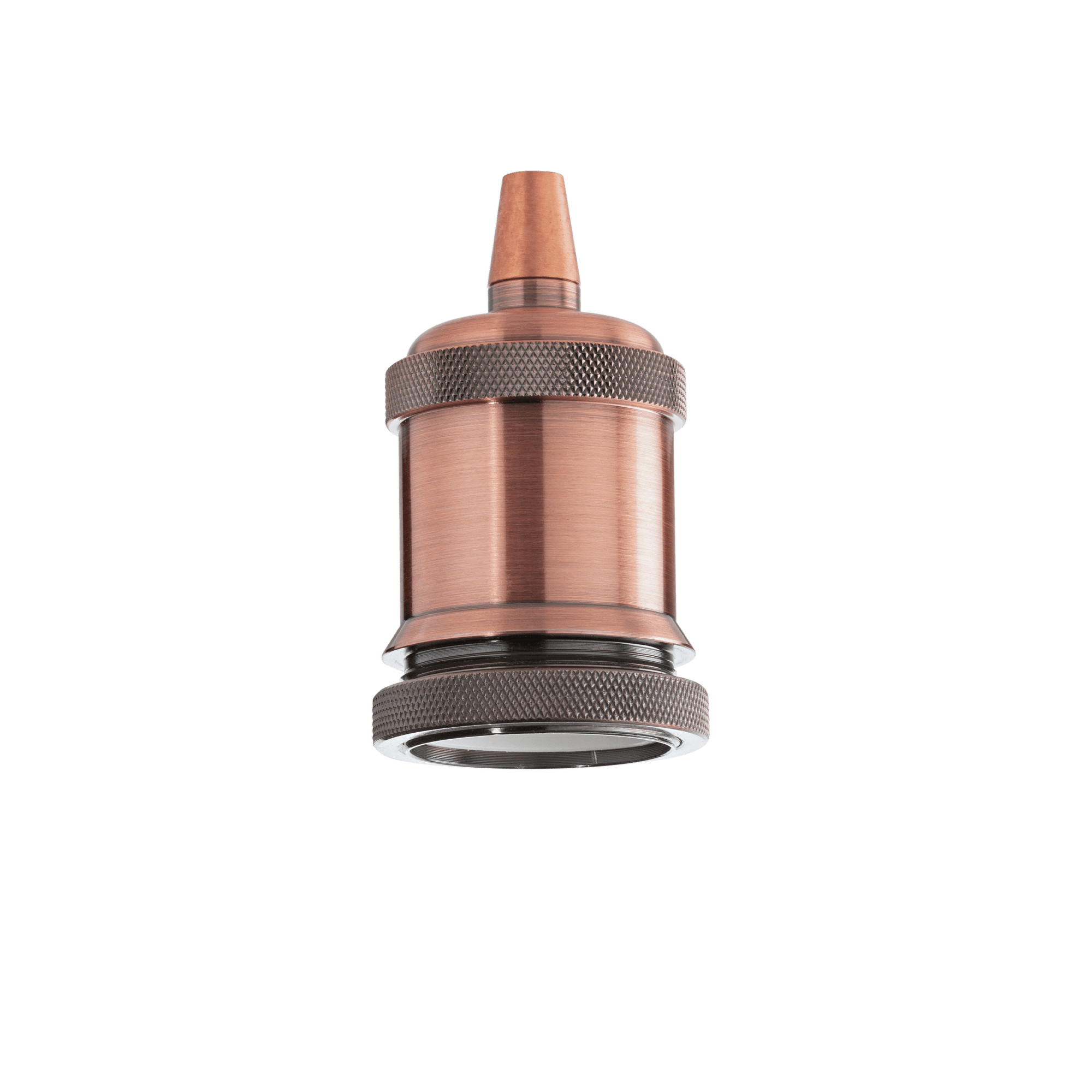 IDEAL LUX - PORTALAMPADA E27 GHIERA RAME