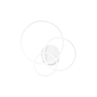 IDEAL LUX - FRAME PL CERCHIO BIANCO 3000K