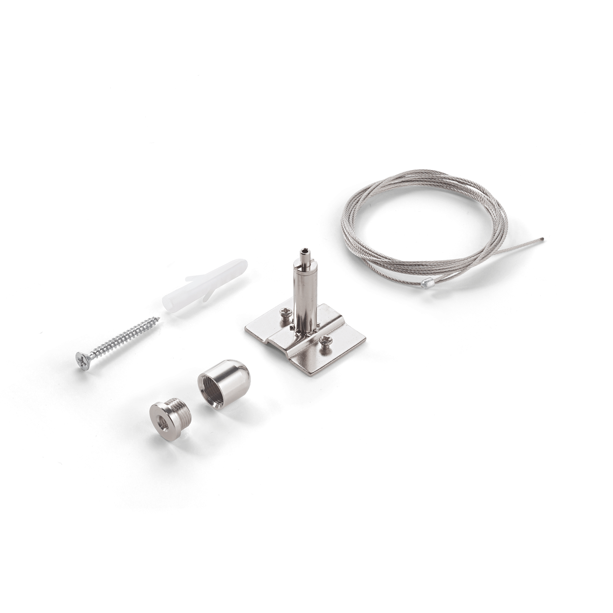 IDEAL LUX - EGO KIT PENDANT ONLY STEEL CABLE 2 MT BK