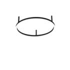 IDEAL LUX - ORACLE SLIM PL D050 ROUND 3000K ON-OFF B 265988