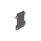 IDEAL LUX - EGO END CAP RECESSED SENZA FORO BK