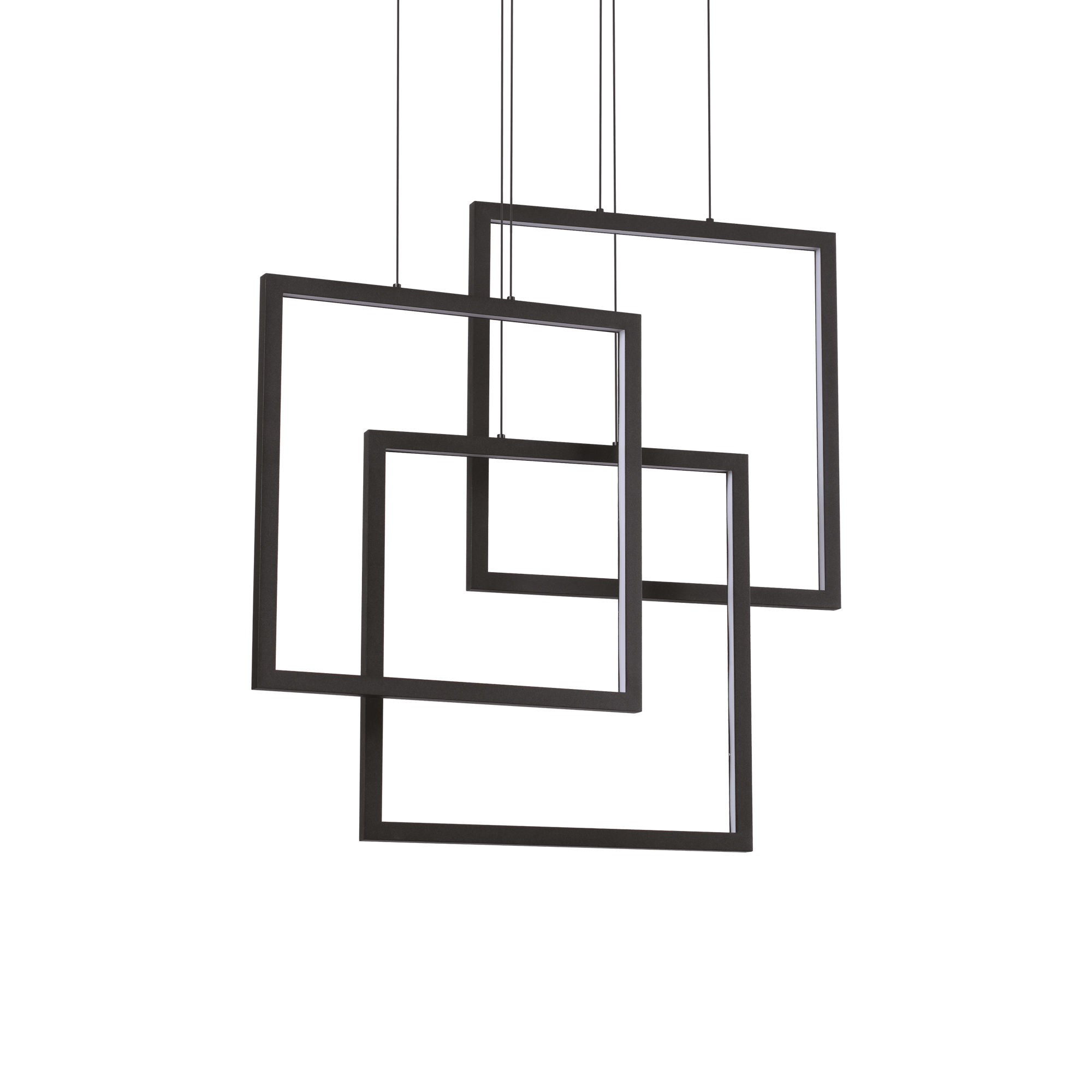 IDEAL LUX - FRAME SP QUADRATO NERO 3000K