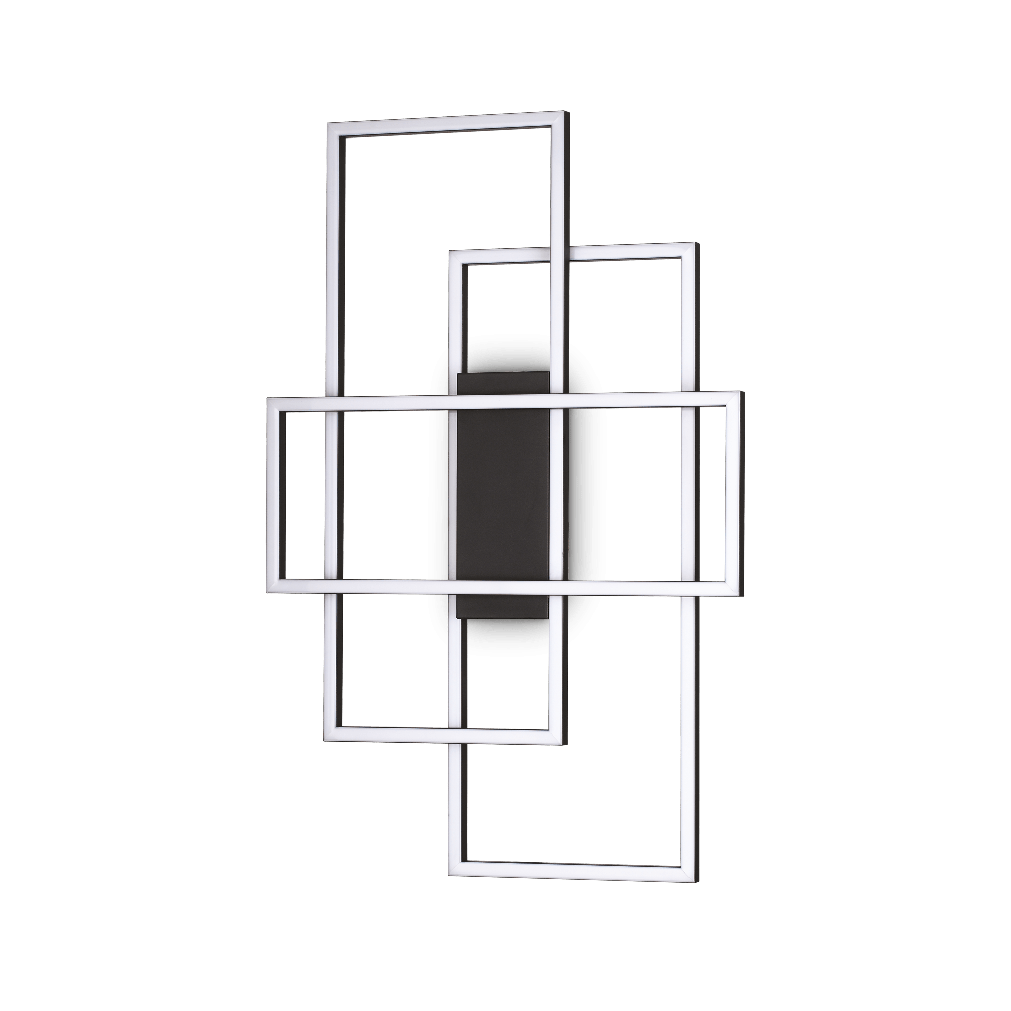 IDEAL LUX - FRAME PL RETTANGOLO NERO 3000K 270661