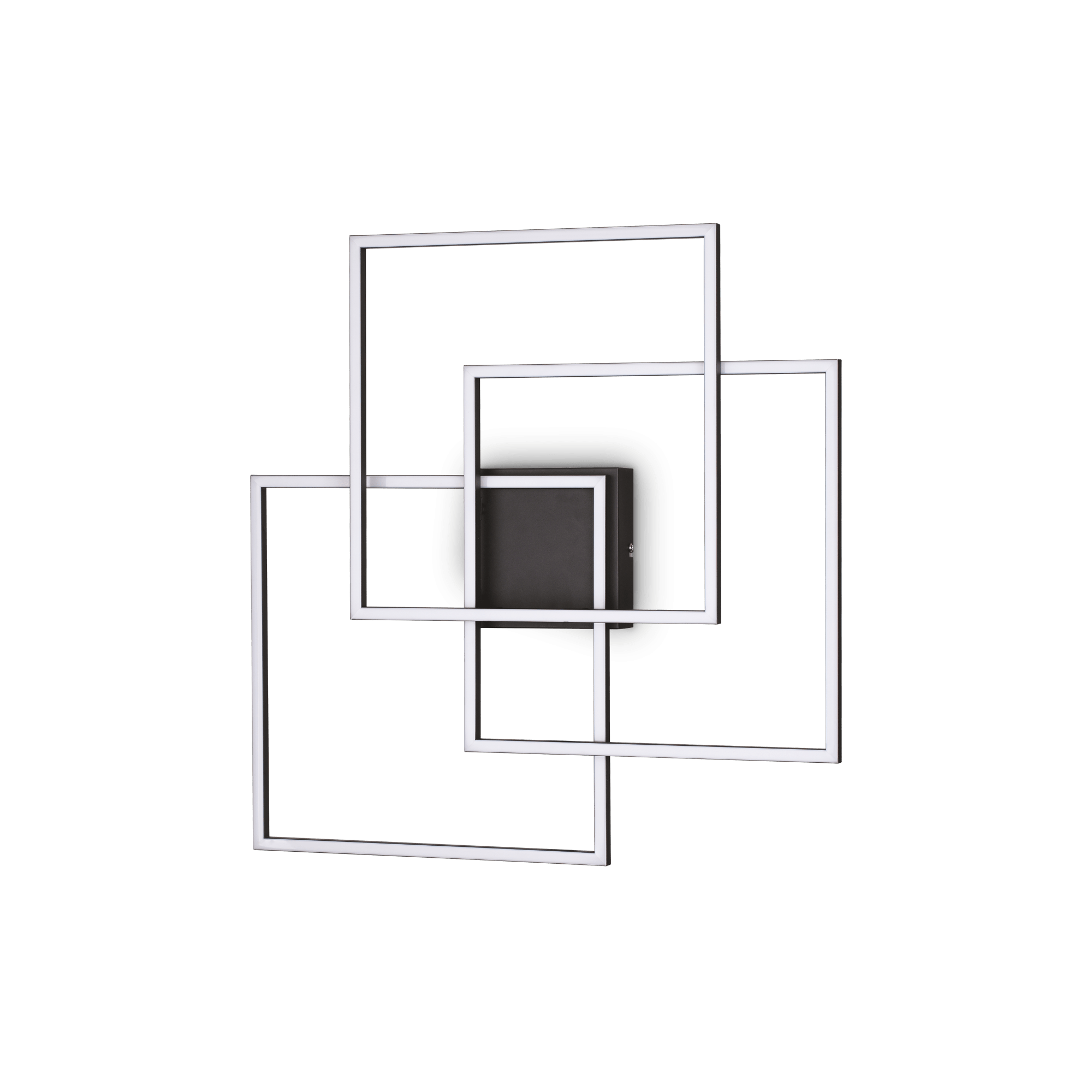 IDEAL LUX - FRAME PL QUADRATO NERO 3000K