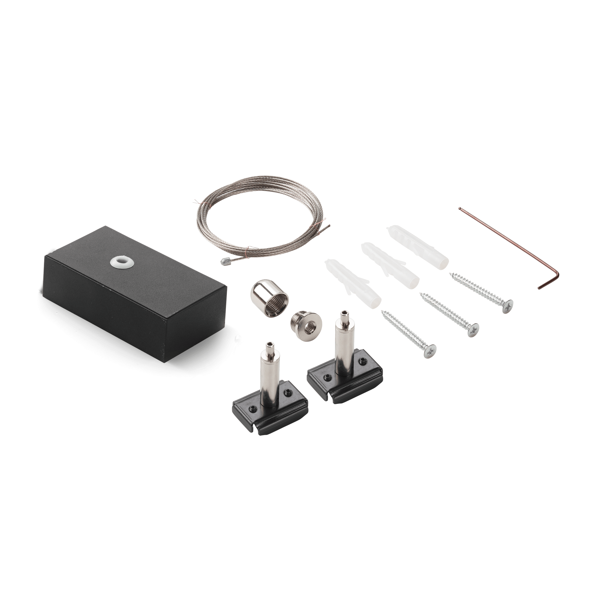 IDEAL LUX - EGO KIT SINGLE STEEL CABLE 2 MT + CEILIN