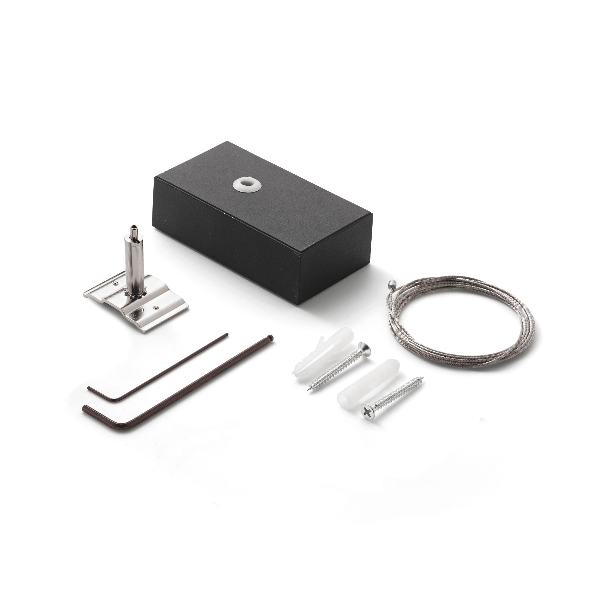 IDEAL LUX - FLUO KIT SINGLE STEEL CABLE 2 MT + BK CE