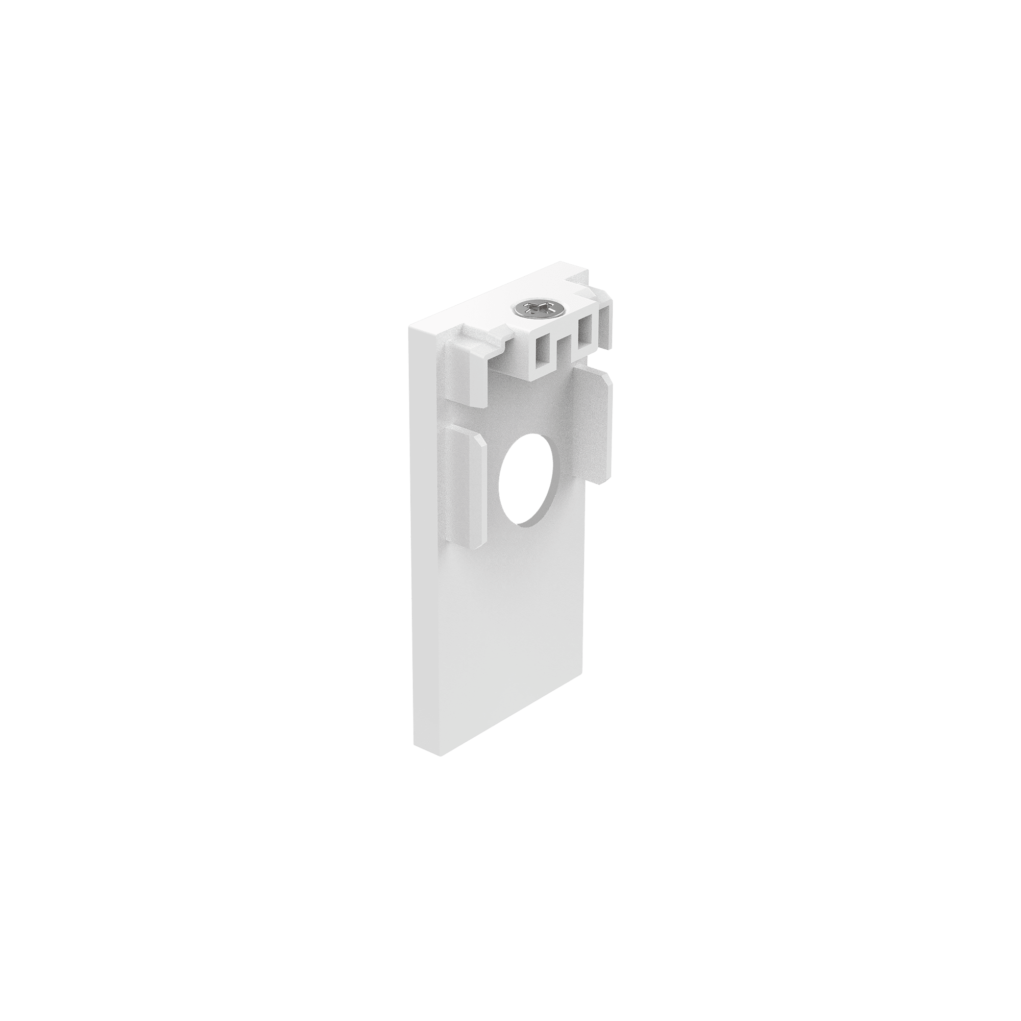 IDEAL LUX - EGO END CAP HIGH CON FORO WH