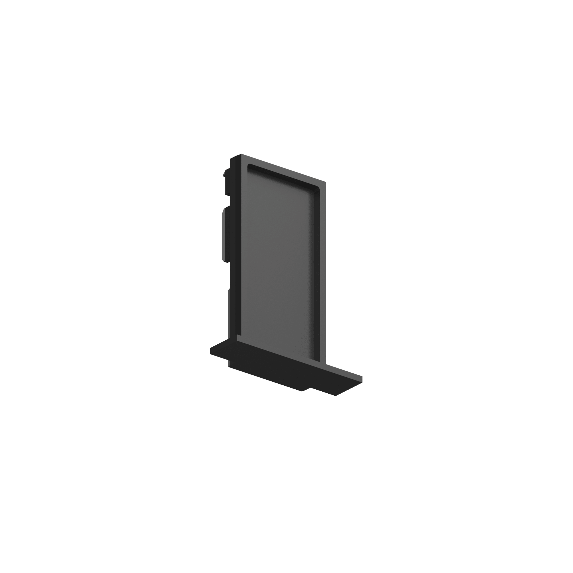 IDEAL LUX - EGO END CAP RECESSED TRIM SENZA FORO BK