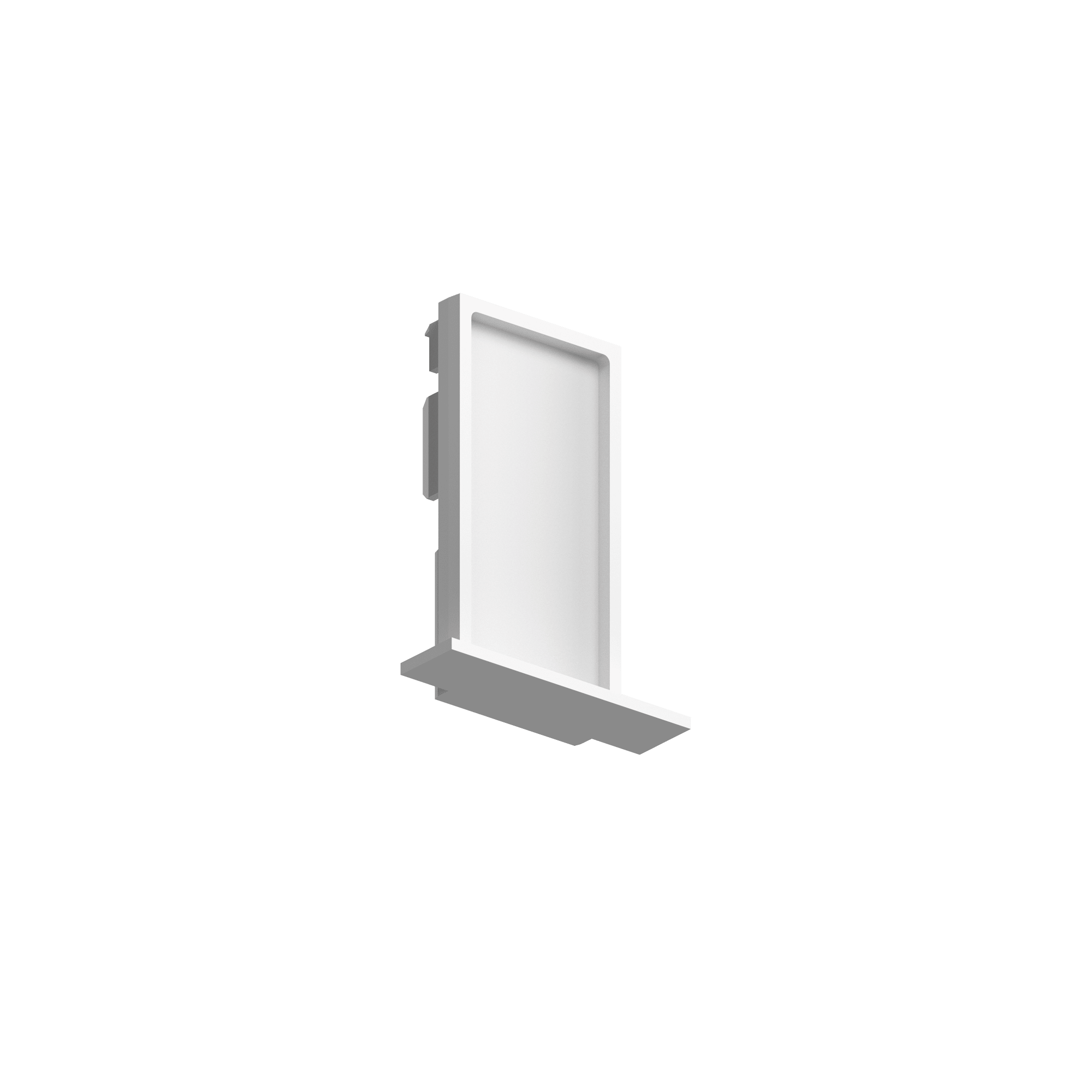 IDEAL LUX - EGO END CAP RECESSED TRIM SENZA FORO WH