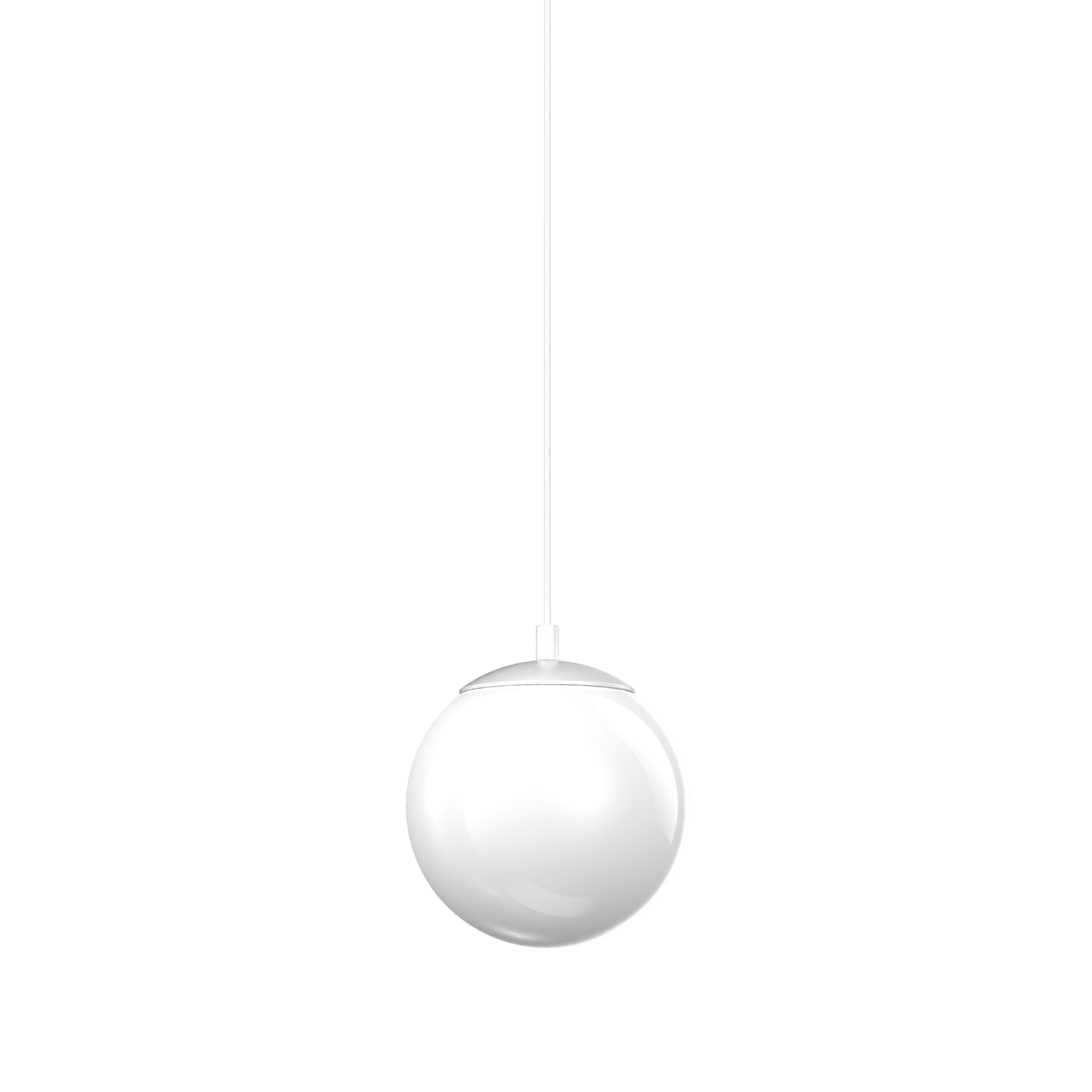 IDEAL LUX - EGO PENDANT BALL 10W 3000K ON-OFF WH
