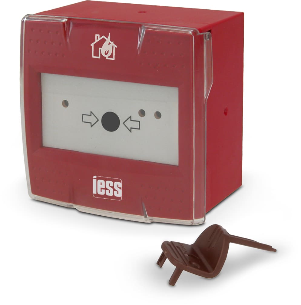 IESS - PULSANTE ANALOGICO IND. CON ISOLATORE