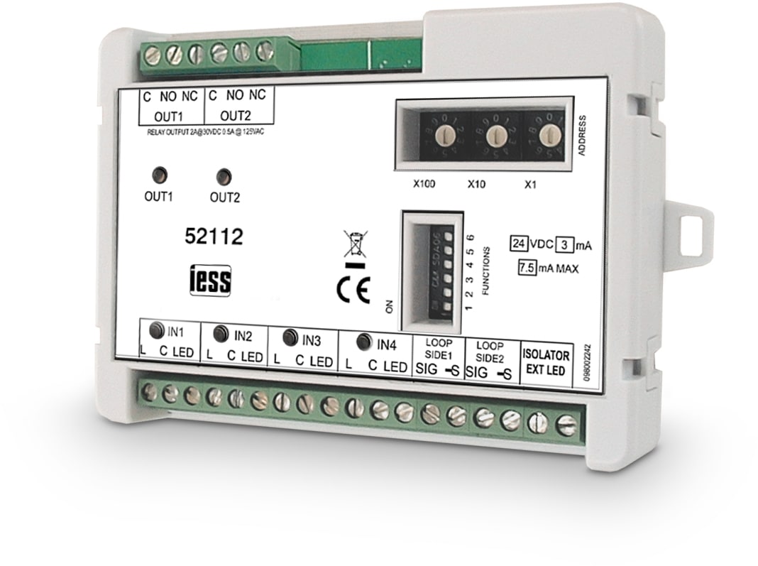 IESS - MODULO ANAL.IND. 2 PORTE CON ISOLATORE