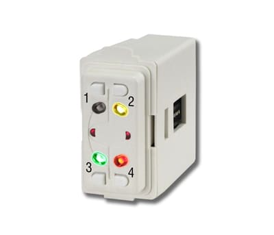 IESS - INSERITORE PARZIALIZZ SU BUS 485 BIANCO IS8ZPLUSB