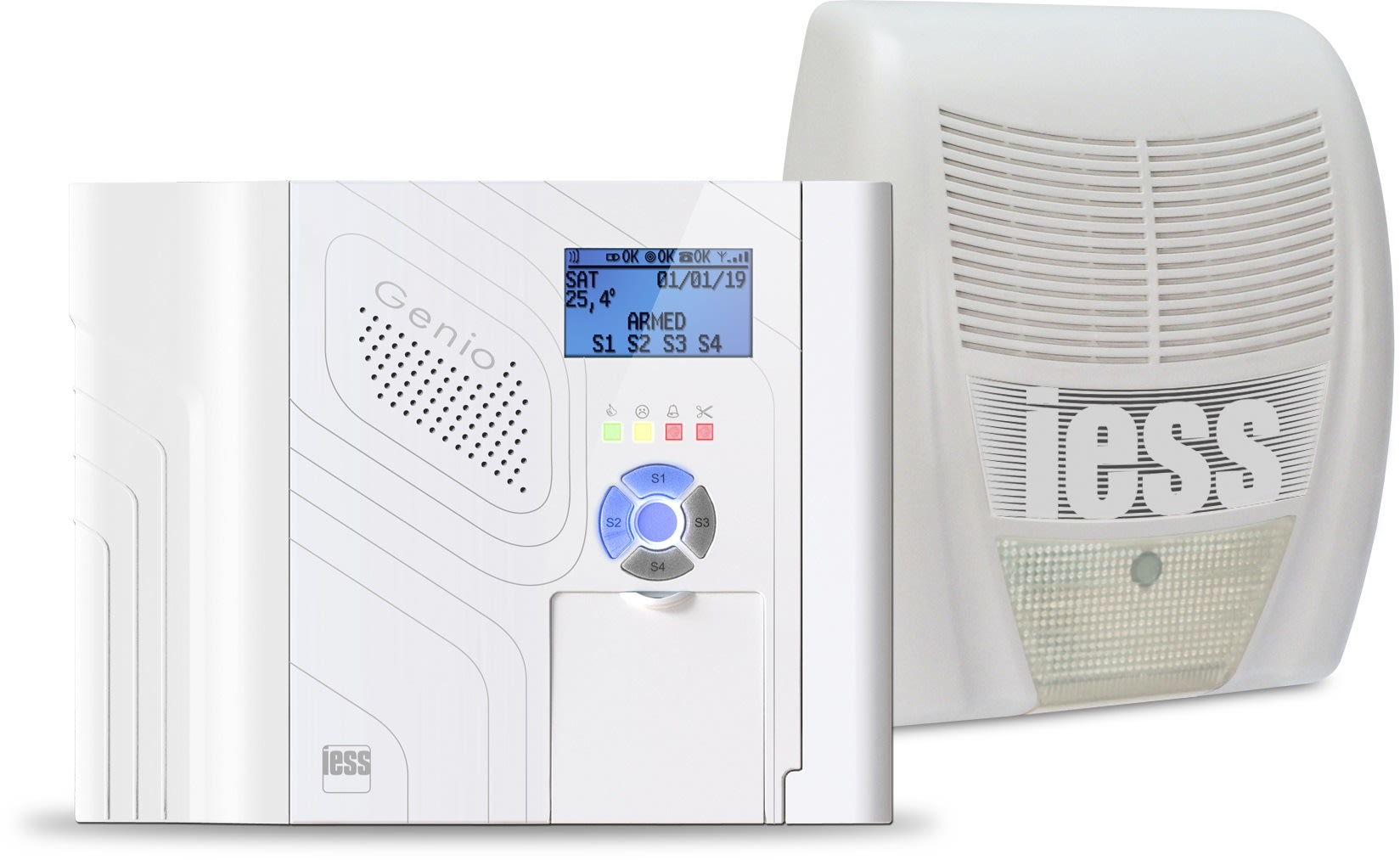 IESS - KIT ANTINTRUSIONE IBRIDO GENIODOMO+SEI40