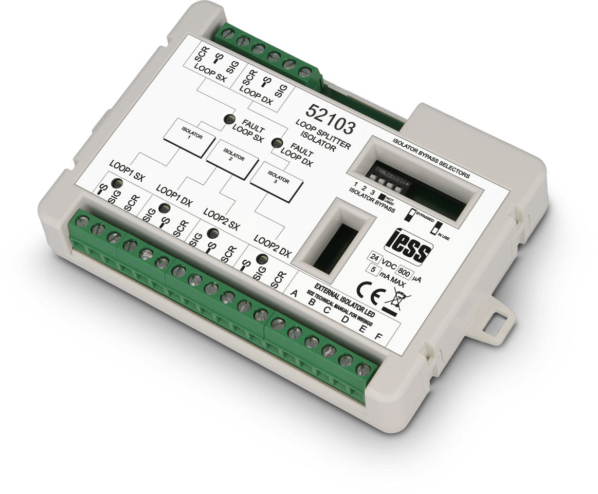 IESS - MODULO PER CONNETTERE 2 LOOP IE 52103