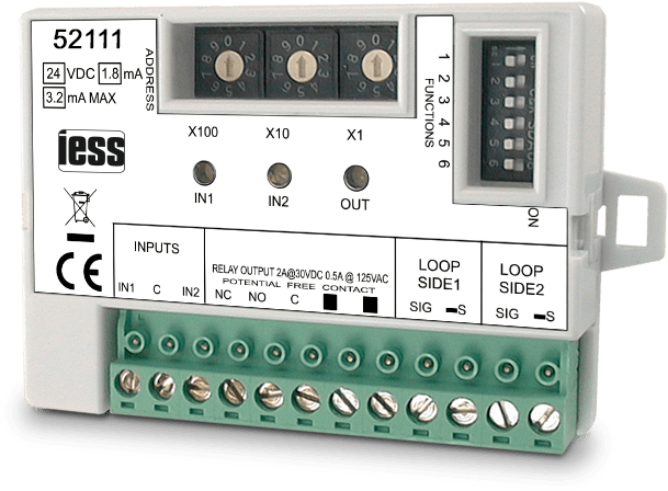 IESS - MOD.ANAL. INDIR. PER 1 PORTA CON ISOLATO