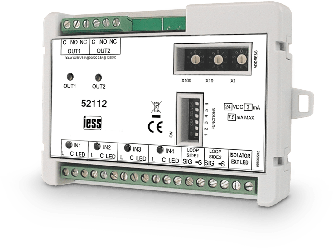 IESS - MODULO ANAL.IND. 2 PORTE CON ISOLATORE