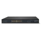IESS - SWITCH 16PORTE POE+ 2 FIBRA, MAX 300W